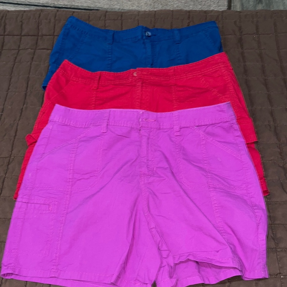 3 pair St. John’s Bay Ladies shorts